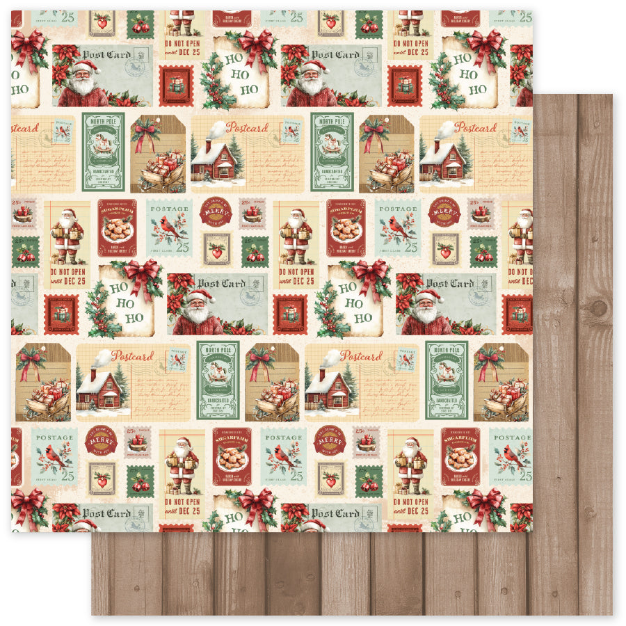 Christmas Tree Farm B 12x12 Paper (12pc Bulk Pack) 35259 — Ecstasy Crafts