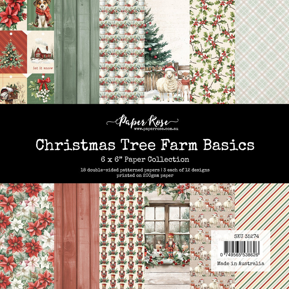 Christmas Tree Farm Basics 6x6 Paper Collection 35274 — Ecstasy Crafts
