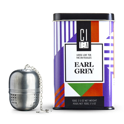 Thé en vrac Earl Grey avec boule à thé - 100g