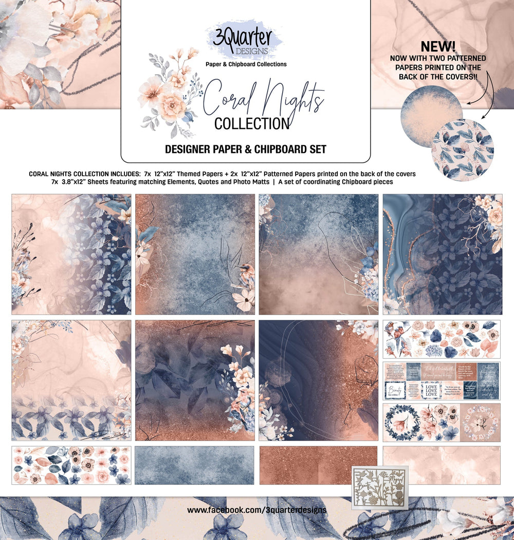 3Quarter Designs Collection Nuit Corail