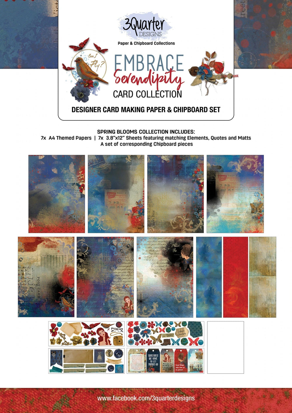3Quarter Designs - Collection de cartes - Embrace Serendipity