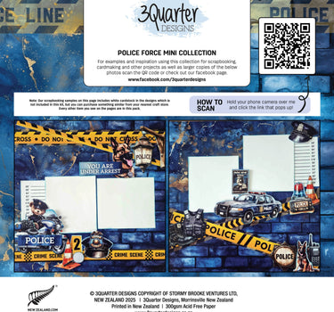3 Quarter Designs Police Force Mini 12x12 Collection