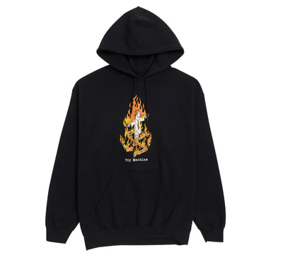 Hoodie 'Charred Cross' Toy Machine x Ed Templeton - Noir