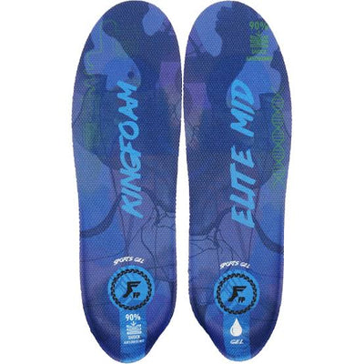 Semelles FP Insoles 'Kingfoam Elite Mid Sport' - Camo Bleu/Bleu Clair