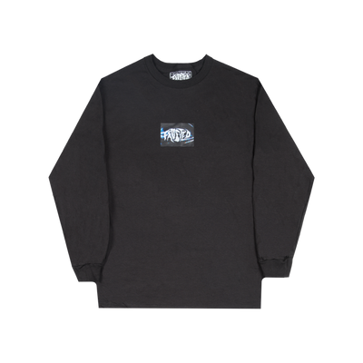 Frosted Skateboards 'Static Logo' L/S Tee - Black
