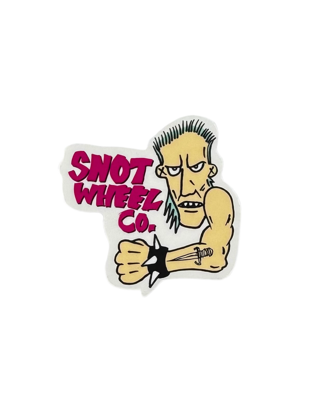 Autocollant 'Red Neck' de Snot Wheels Co. - Rose