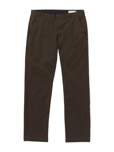Pantalons chino extensibles 'Frickin' Modern' Volcom - Brun foncé (ENFANTS)