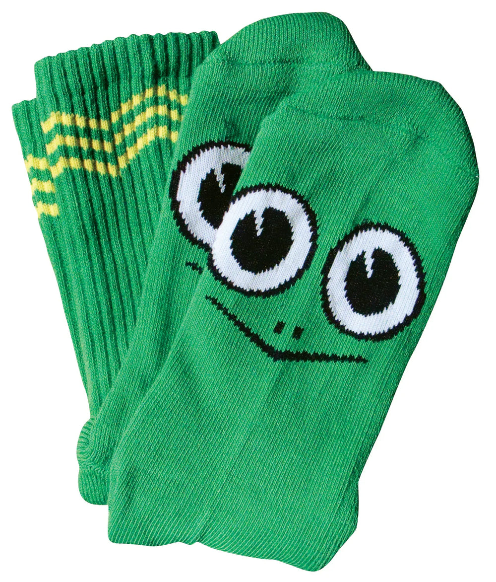 Toy Machine 'Turtle Boy' Crew Socks - Green