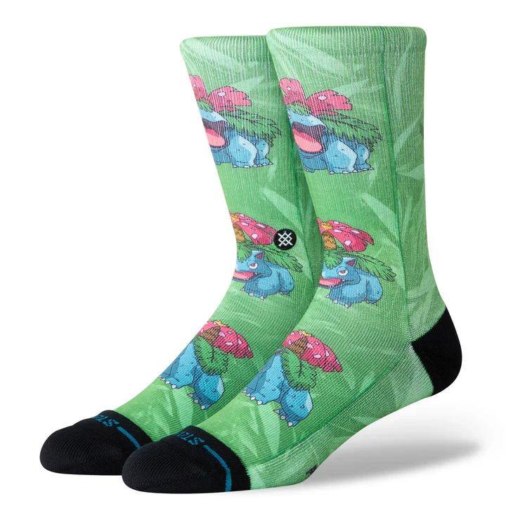 Stance x Pokémon 'Venusaur' Crew Socks - Green