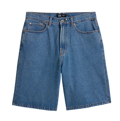 Vans 'Check-5 Baggy Denim' Shorts - Stone Washed Blue (Brown Patch)