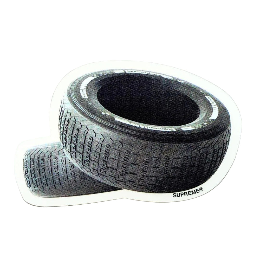 Autocollant 'Tire' Supreme - Noir