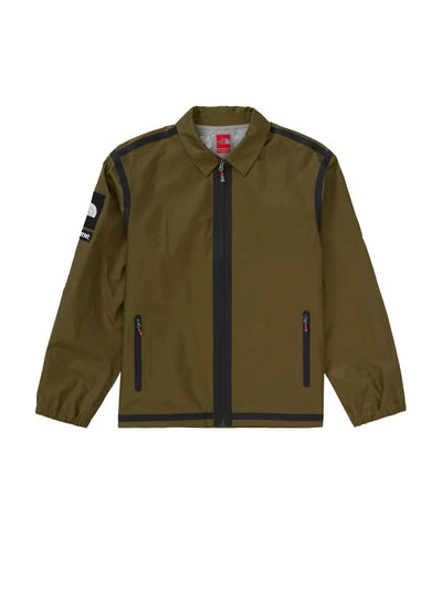 Veste d'entraîneur Supreme x The North Face 'Summit Series' à coutures extérieures - Olive