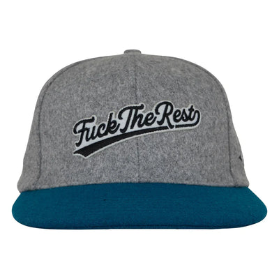 Independent 'Fuck The Rest Team' Snapback Cap - Grey/Navy