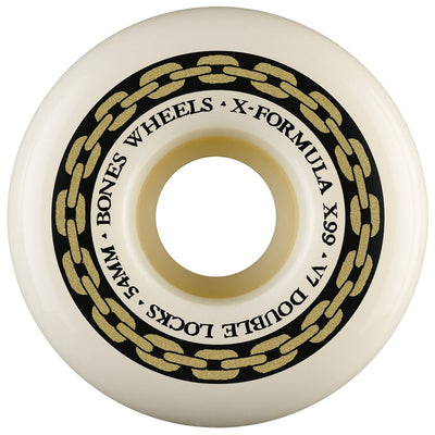Bones 'XF Double Locks' V7 99A Wheels 54MM - Natural
