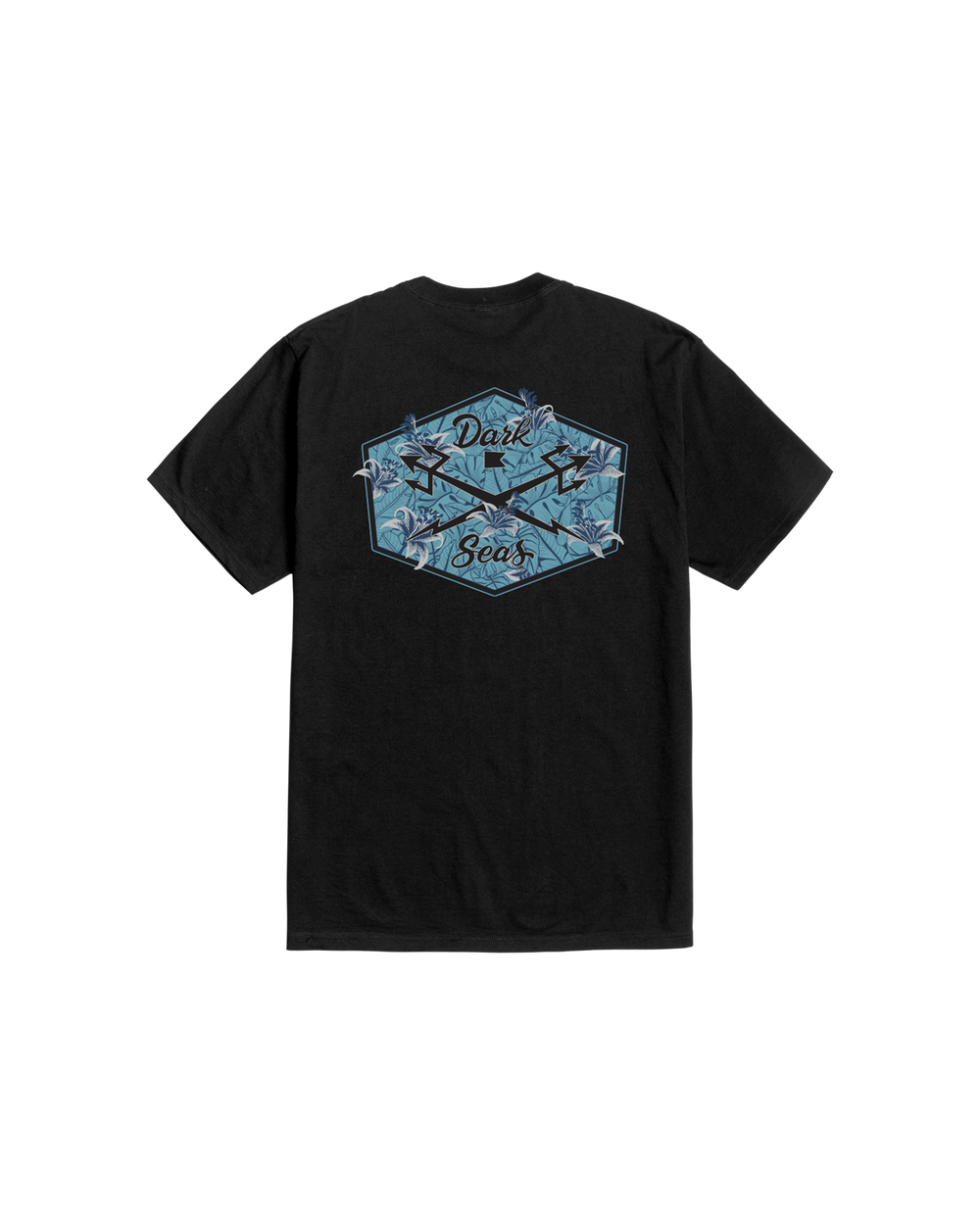 T-shirt Dark Seas 'Bloom' - Noir