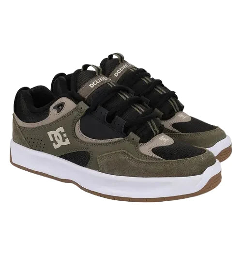 Chaussures DC Shoes x Josh Kalis 'Kalynx Zero S' - Gris Foncé/Olive/Taupe