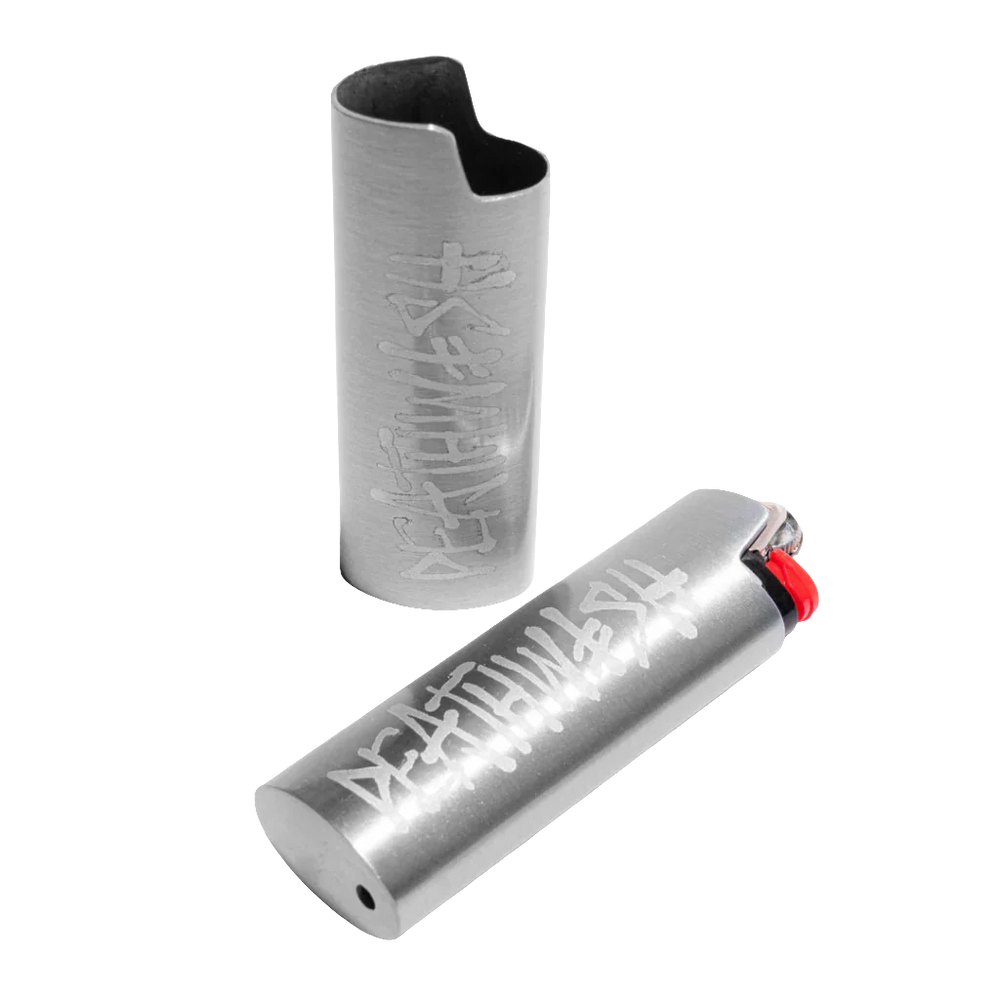 Porte-briquet Deathwish 'Stay Lit' - Argent