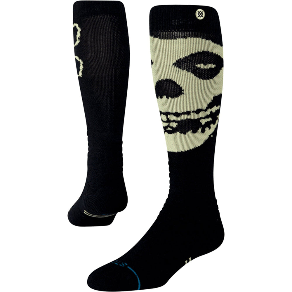 Chaussettes Stance x Misfits Crew en laine - Noir