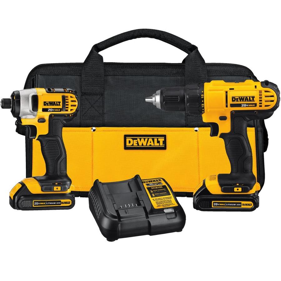 DEWALT 20V Max Drill & Impact Driver Combo Kit - Refurbished with Manufacturer Warranty - DCK240C2 — Home Essentials Outlet