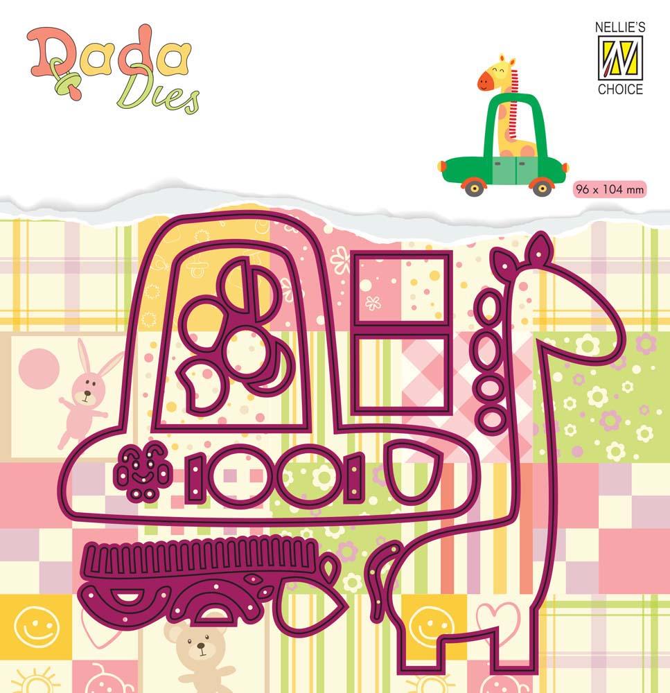 Dada est mort Girafe en voiture