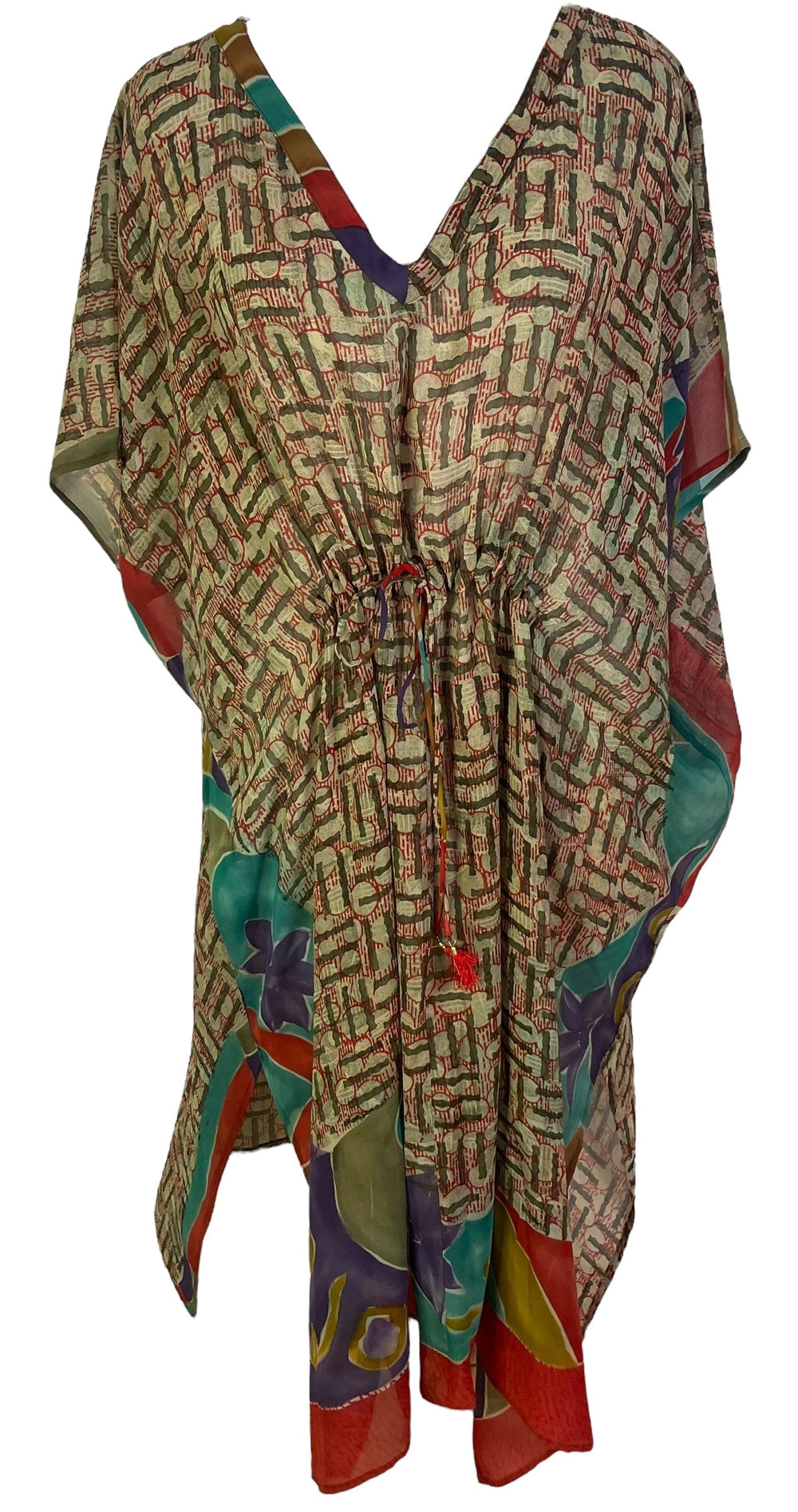PRG6784 Kaftan Longue en Soie Pure Avatar Sheer