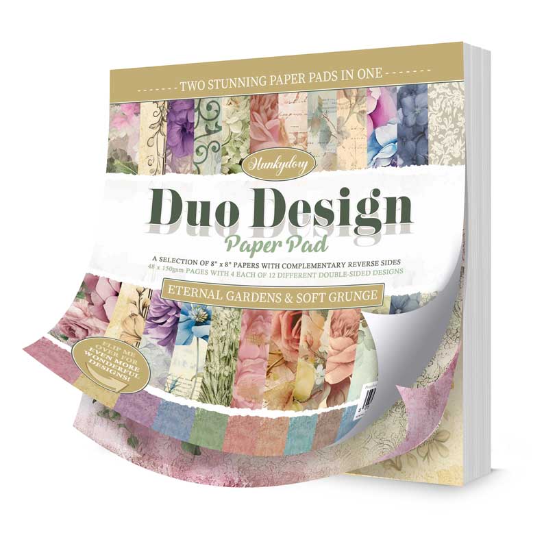 Blocs de papier Duo Design - Jardins éternels et Soft Grunge