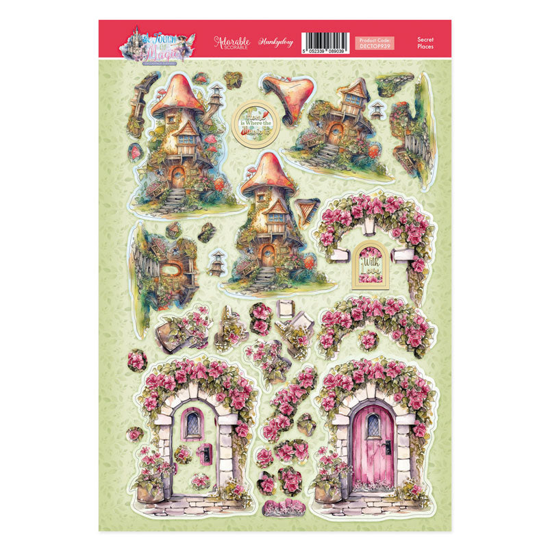 Feuille de Découpage Lieux Secrets
