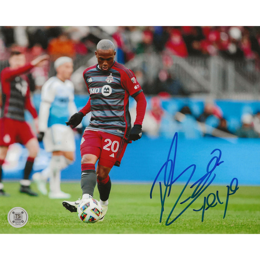 Photo 8x10 de Deiby Flores autographiée Toronto FC