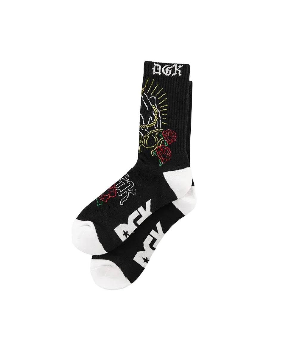 Chaussettes DGK 'Deus' - Noir