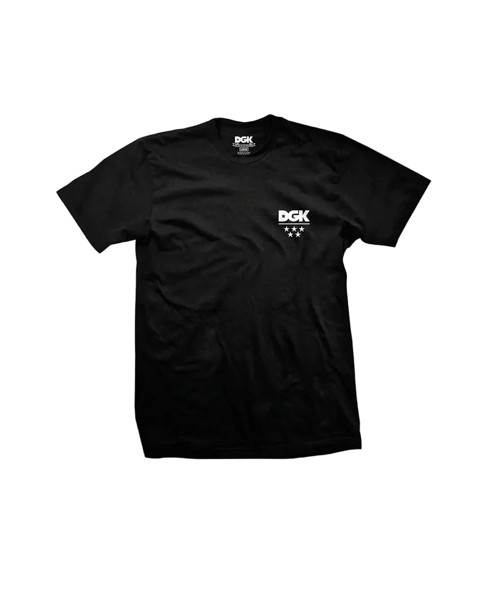 DGK 'All Star Mini Logo' Tee - Black