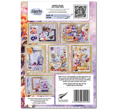 3Quarter Designs Dawns Glow 6x4 Card Pack