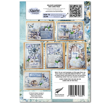 3Quarter Designs Delicate Harmony 6x4 Card Pack