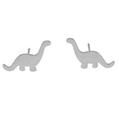 Style DINO : Boucles d'oreilles dinosaure en argent