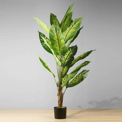 Plante d'evergreen artificielle Dira en pot (plusieurs tailles)