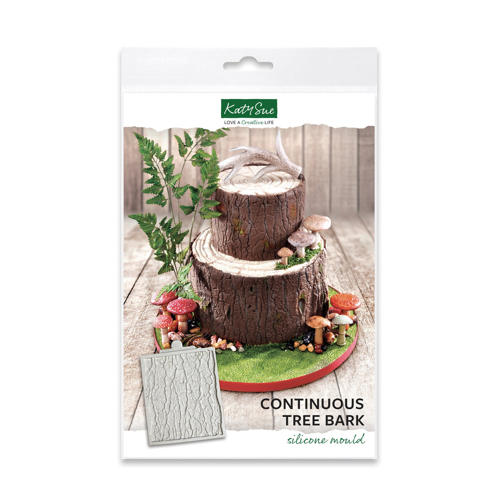 Moule en silicone continu pour écorce d'arbre
