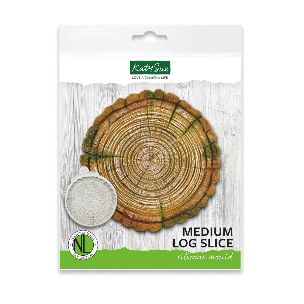 Moule en silicone Fleur Pro Tranche de bûche moyenne
