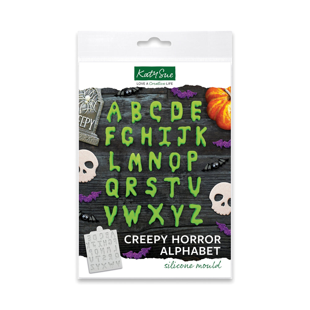 Moule en silicone Alphabet Horreur Effrayant
