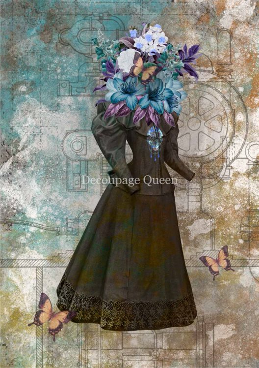 Dainty and the Queen - Head full of Dreams A4 Rice Paper - 5 Sheets — Ecstasy Crafts