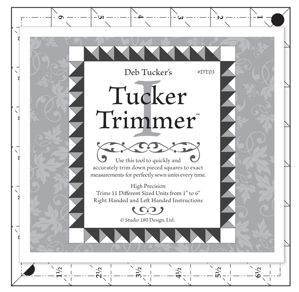 Studio 180 Designs Tucker Trimmer Rulers — Cottage Quilting Ltd.