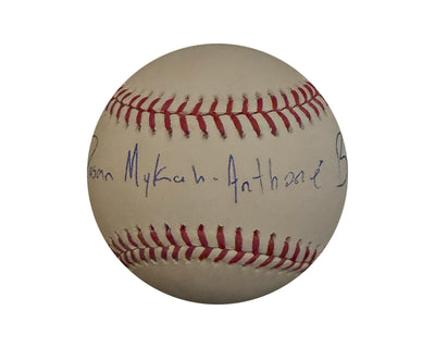 Balle de baseball officielle Rawlings Dasan Brown autographiée, avec inscription de son nom complet