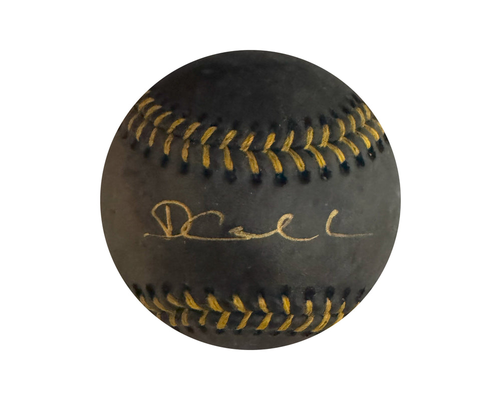 Baseball officiel Rawlings de la Ligue Majeure noir autographié par David Calabrese