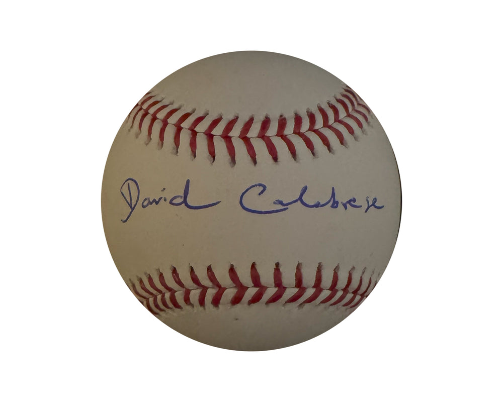 Balle de baseball officielle de la Ligue Majeure Rawlings signée par David Calabrese