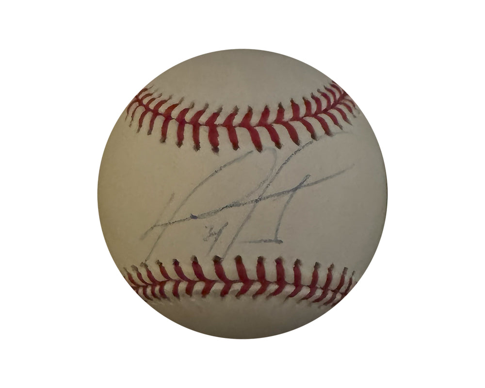 Ballon de baseball officiel de la Ligue majeure Rawlings, autographié par David Ortiz
