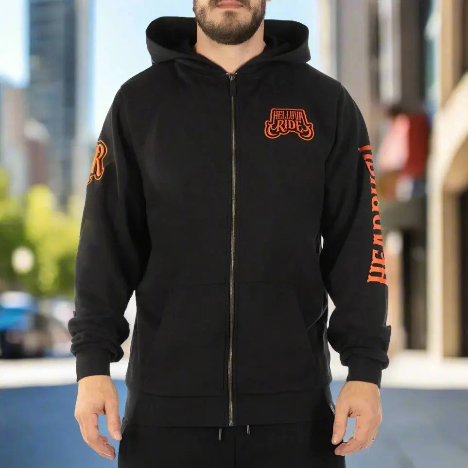 Sweat à capuche zippé Death Ride
