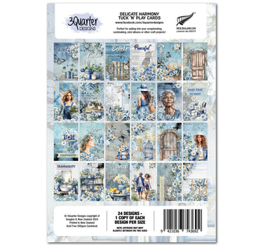 3Quarter Designs Delicate Harmony - Tuck N Play Cards
