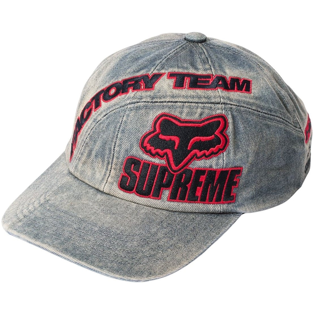 Supreme x Fox Racing 6-Panel Cap - Denim