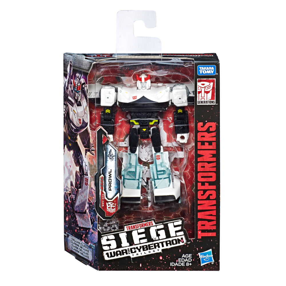 Figurine d'action Transformers Generations War for Cybertron Deluxe WFC-S23 Prowl - Chapitre Siege - Rééditions