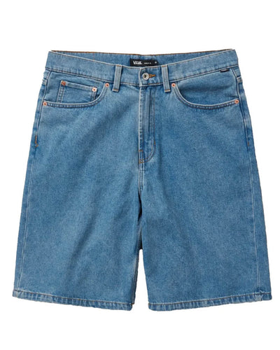 Shorts 'Check 5 Baggy' Vans - Bleu délavé (Écusson noir) (Pour femmes)