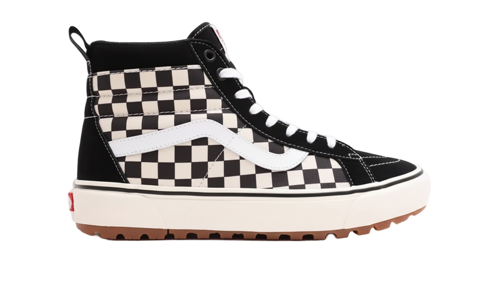 Bottes d'hiver Vans 'SK8-HI MTE' - Noir/Blanc/Damier