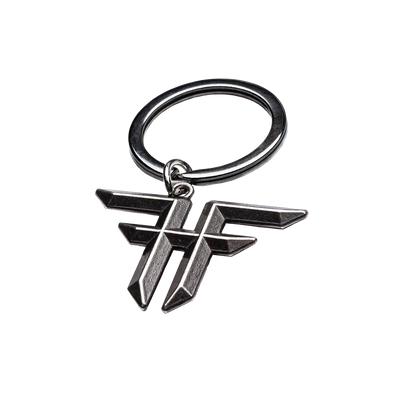 Fallen 'Trademark' Key Ring - Silver